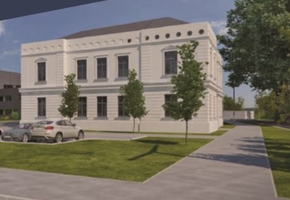 Budapest XXI. district Csepel north renovated classical office building to let