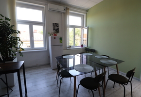 Budapest VIII. district close to nagyvárad square in a loft building 360sqm fully renovated office block to let