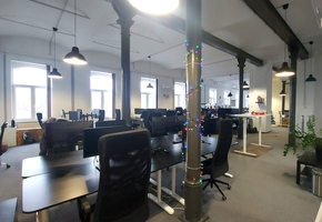 Office space of 403 square meters for long-term rent on Orczy Street, in the 8th district of Budapest! 